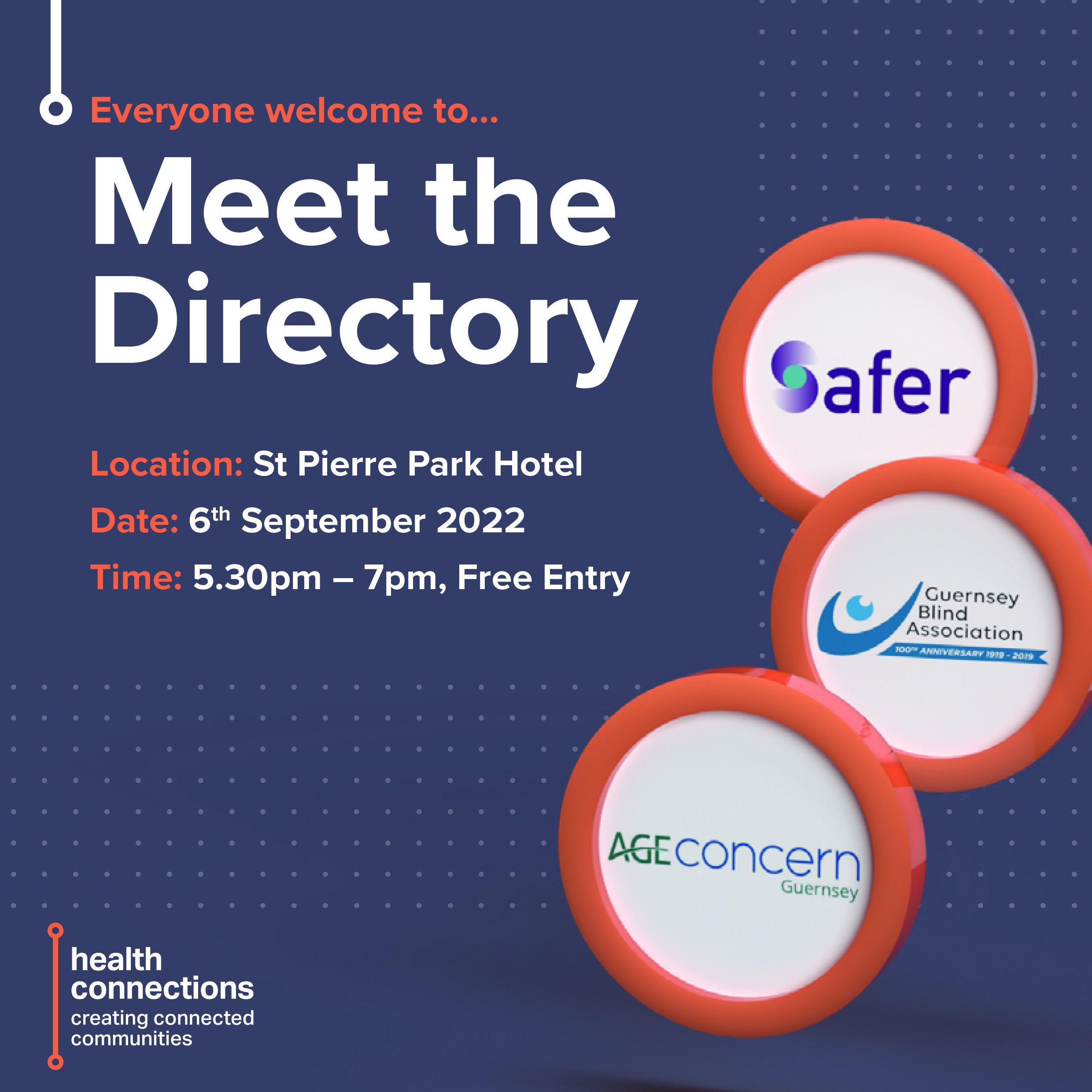 Come along to the next Meet the Directory event