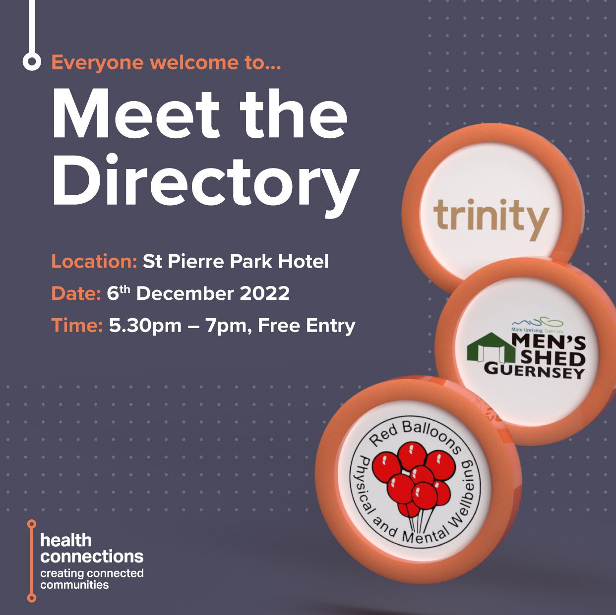 Come along to the December Meet The Directory event