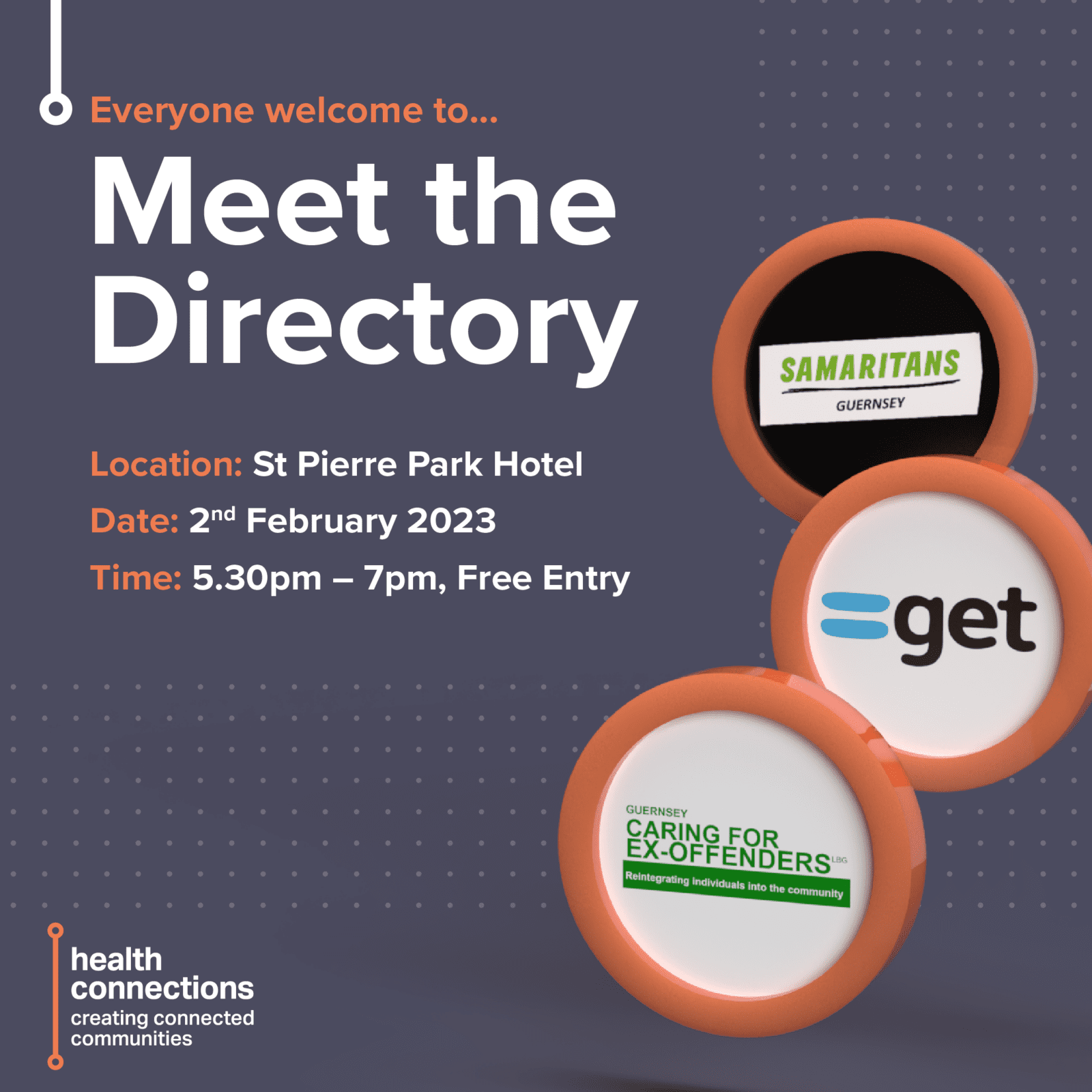 Come along to the February Meet The Directory event