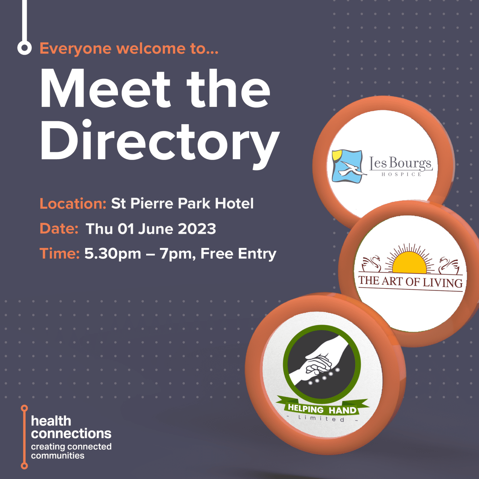 Come along to the June Meet The Directory event