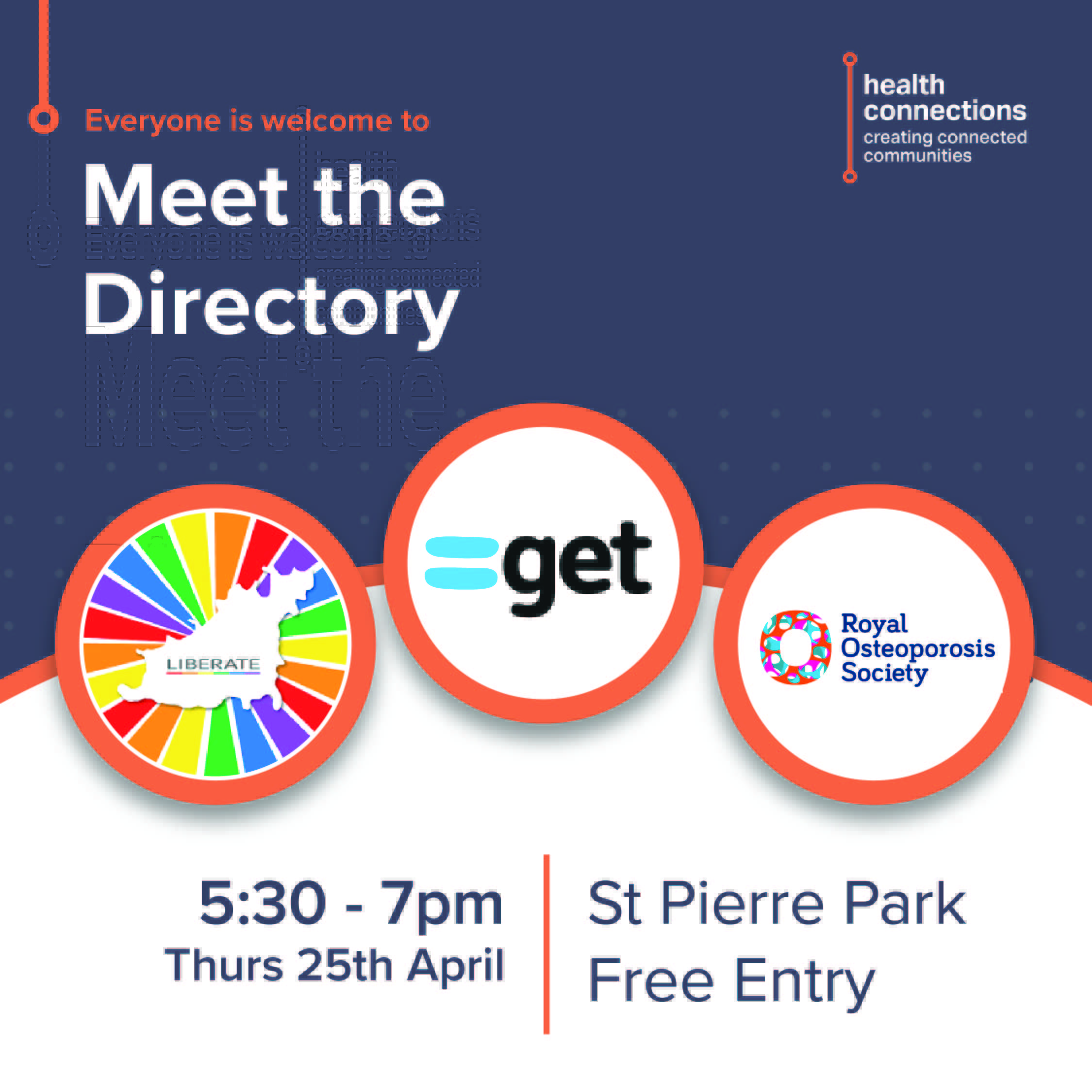Come along to the April 2024 Meet The Directory event