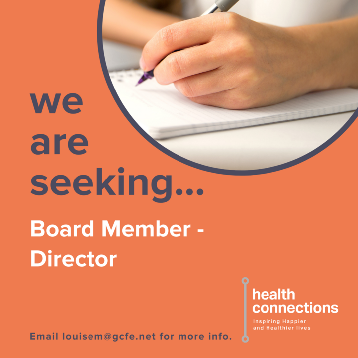 Could you be the new Health Connections Director?