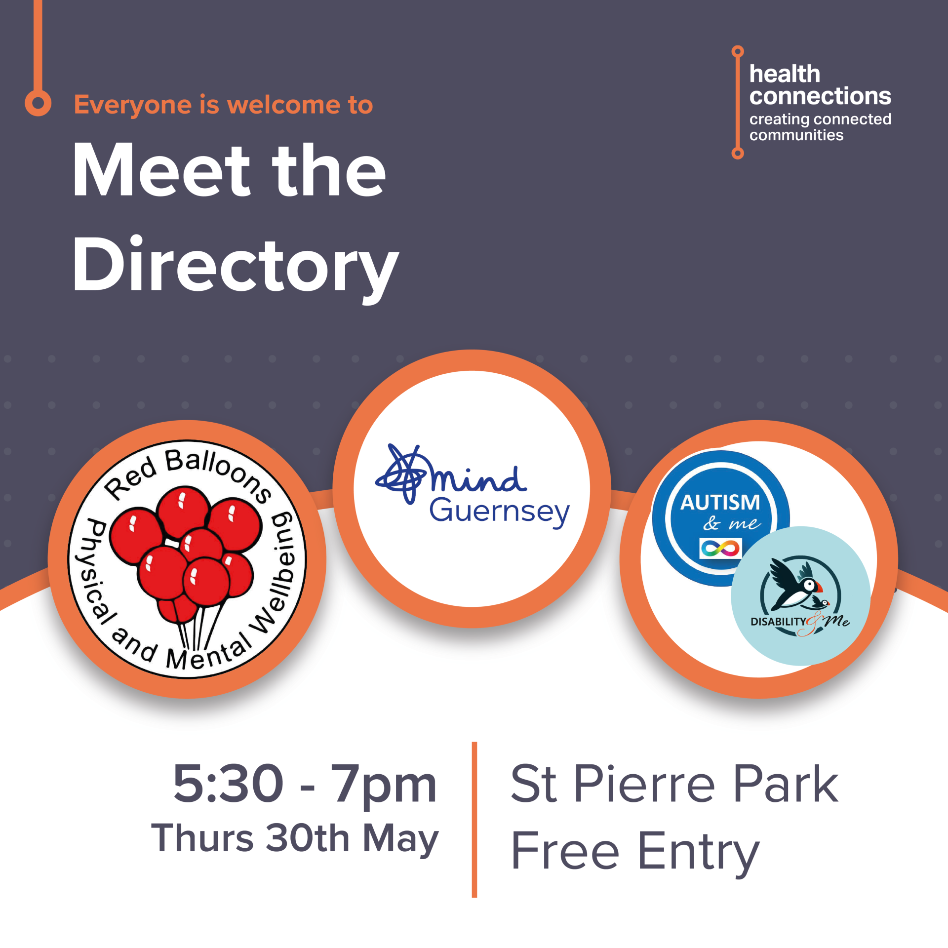 Come along to the May 2024 Meet The Directory event
